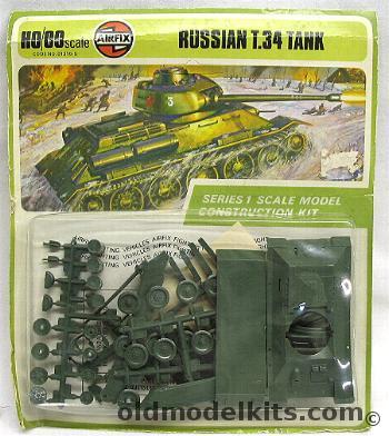 Airfix 1/76 Russian T-34 Tank Blister, 1316-5 plastic model kit